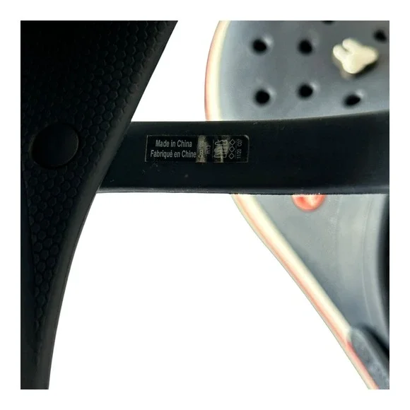 Crocs Mens Classic Clog Navy Blue Red White Accents‎ Jibbitz Size M 13 - Picture 2 of 11